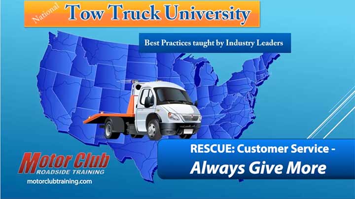 Rescue: Customer Service - Always Give more from Tow Truck University